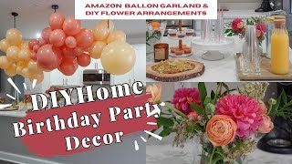DIY Home Birthday Party Decor | 30th Birthday Brunch Decor