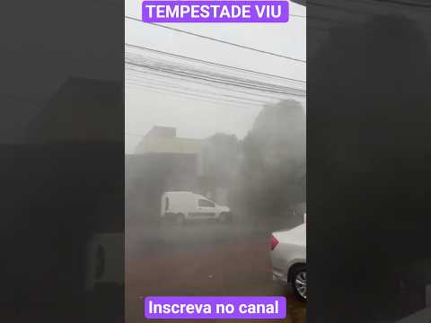VEJA QUE TEMPESTADE FORTE QUE CAIU HOJE EM RIO VERDE_GO ESSA FOI DE SACUDIR AS ÁRVORES