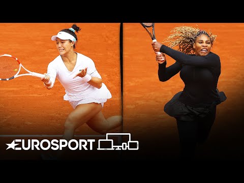 Serena Williams v Kristie Ahn | Roland Garros 2020 - Highlights | Eurosport