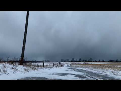 Timelapse of Intense Snow Squall hitting Upstate NY (2/19/22)