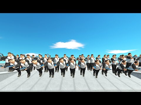 50x SLOW MO VS ARMIES UNIT | ANIMAL REVOLT BATTLE SIMULATOR