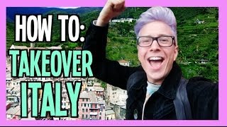 Tyler Oakley Takes Italy