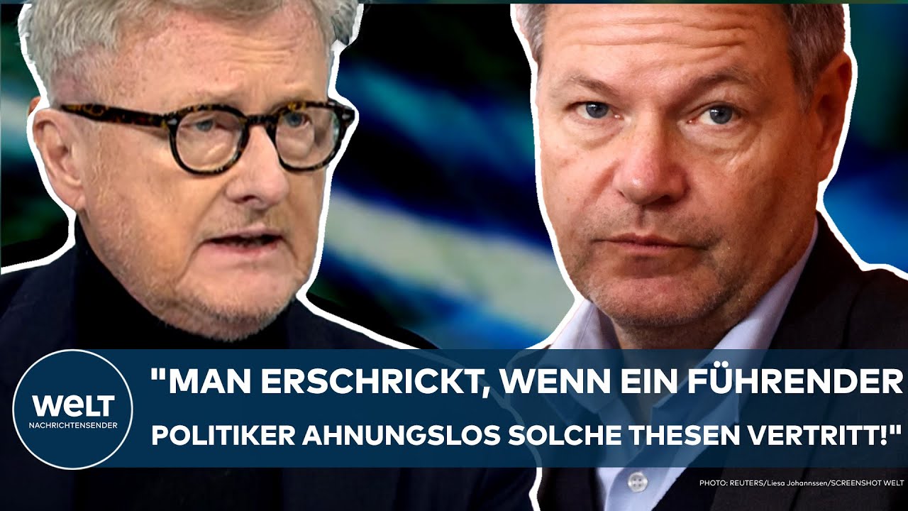 ROBERT HABECK: "Man erschrickt, wenn ein führender Politiker ahnungslos solche Thesen vertritt!"