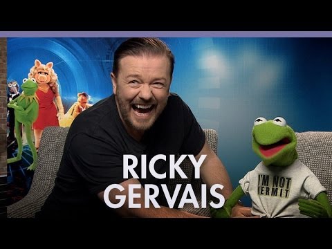 Ricky Gervais & Constantine talk 'Muppets Most Wanted'