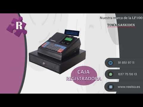 ¿Cómo funciona la caja registradora LF100?