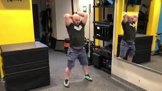 Mace Barbarian Squat