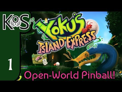 Yoku's Island Express Ep 1: ADORABLE ANIMAL PINBALL - Let's Play, Gameplay