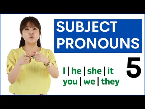 Learn Subject Pronouns | Basic English Grammar Course