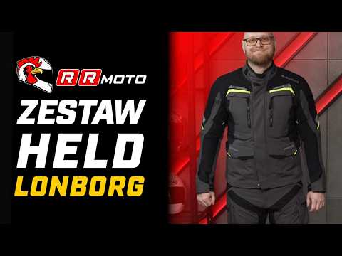 HELD LONBORG _ turystyczny zestaw motocyklowy _ laminat Tactel 3L