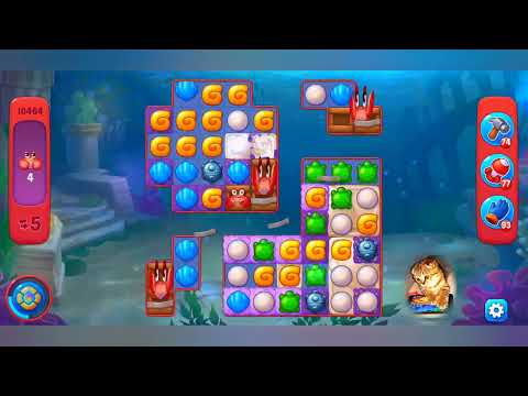 Fishdom, 10464 level,no Booster - 10464 уровень, прохождение без бустеров.