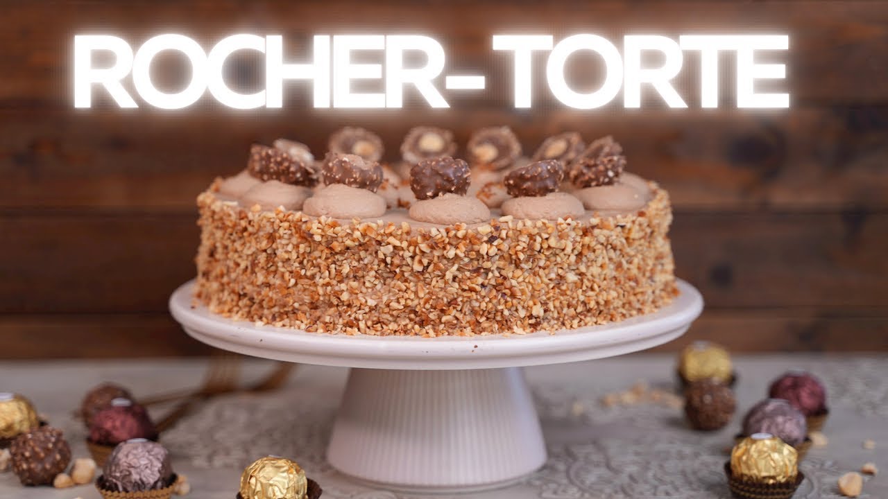 In 20 Minuten fertig und ohne backen, Ferrero Rocher Torte ! - Einfache ...