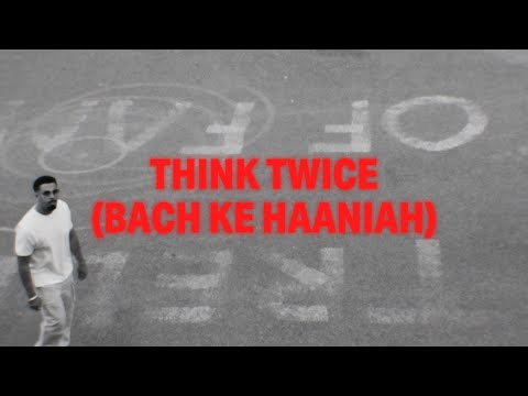 THINK TWICE (BACH KE HAANIAH) JK & TRU-SKOOL (OFFICIAL LYRIC VISUALISER) |LATEST PUNJABI SONGS 2025