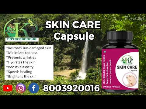 Skin care herbal capsules