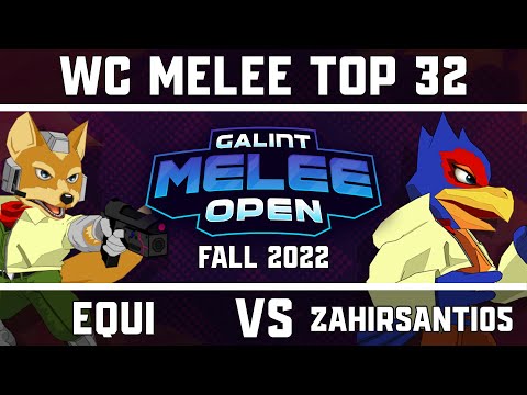 Equi (Fox) vs zahirsanti05 (Falco) - West Coast Melee Top 32 - GMO Fall '22