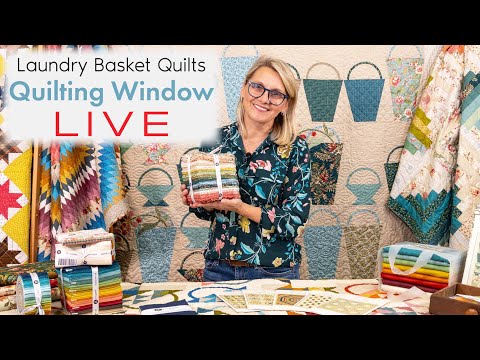 BEST use of SOLID Fabrics! Quilting Window LIVE!  - OCT 29, 2021