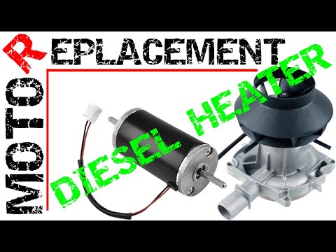 Diesel Heater Fan Motor Replacement - I finally destroyed it !
