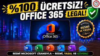 ⚡Microsoft Office 365'i Ömür Boyu ÜCRETSİZ Nasıl Kullabilirsiniz? YASA