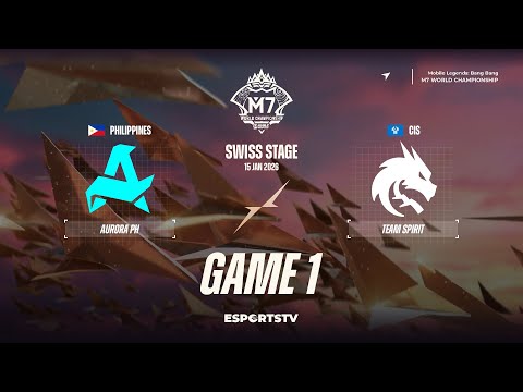 Aurora Gaming PH vs Team Spirit GAME 1 M7 World Championship | TS VS RORA ESPORTSTV