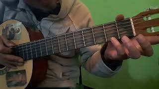 Cómo tocar La Renga El revelde con guitarra criolla Acordes Tutorial Letra