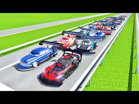 Bugatti Bolide GTR vs Cars Disney GTR at Autobahn