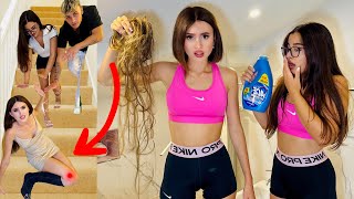 MIA CUGINA MI HA MESSO il DETERSIVO SUI CAPELLI e MI HANNO BUTTATO GIÙ dalla SCALA per AMORE!!💔