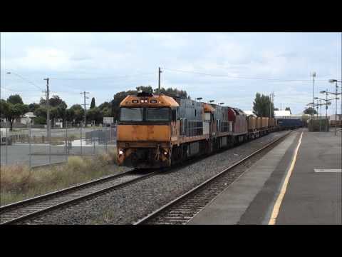 NR104-NR111-AN3, WP2 Steel Train at Nth Shore, 12/01/2012