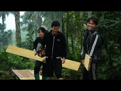 Undeterred by difficulties, Pao stands side-by-side with Mr. Thang to build a new bridge.