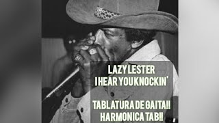 🎶 I Hear You Knockin' - Lazy Lester (Full Harmonica Tab - Tablatura de Gaita completa)