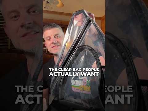 Custom Clear Sling Tote Bags for Events
