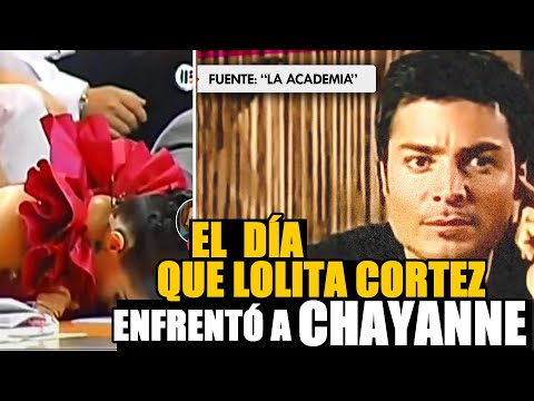 The day Lolita Cortés regretted confronting Chayanne