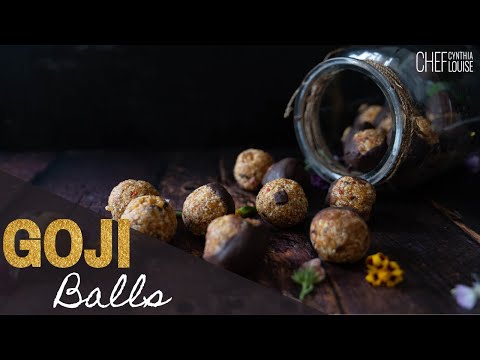 Easy and No-Bake Goji Balls | Vegan Recipe