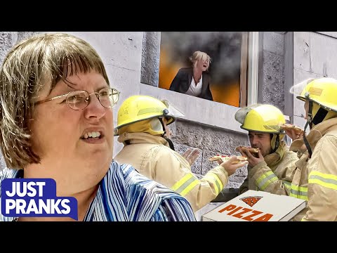 Firefighters Left Her Behind… FOR THIS?! | Just Pranks
