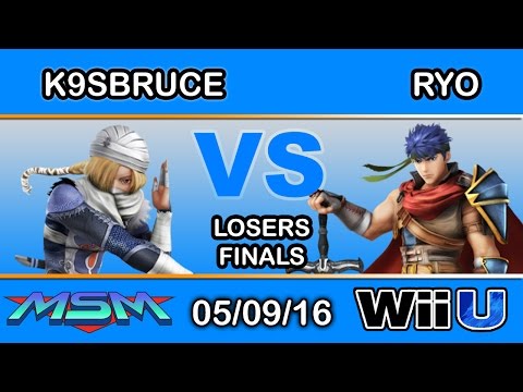 MSM 49 - MVG | Ryo (Ike) Vs. NIPS | K9sBruce (Sheik) Losers Finals - Smash Wii U