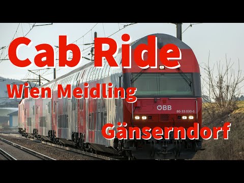 Cab Ride//Führerstandsmitfahrt Rex 1 Wien Meidling-Gänserndorf