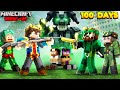 100 Days But We Found Abandoned WARCITY In Hardcore Minecraft 😱 | Thugs Of Minecraft #2