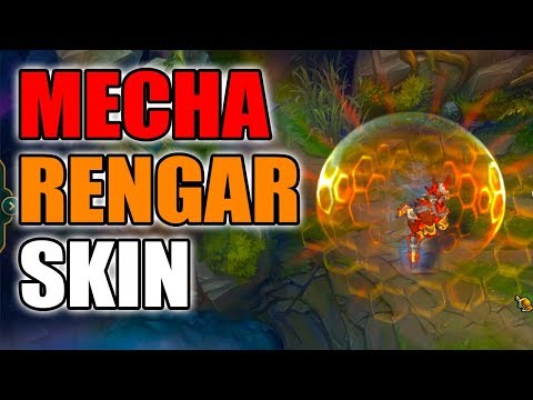 NEW MECHA RENGAR SKIN SPOTLIGHT GAMEPLAY - League of Legends