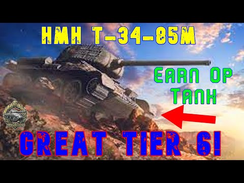 HMH T-34-85m  -Earn op Tank- Great Tier 6! ll World of Tanks Console Modern Armour - Wot Console
