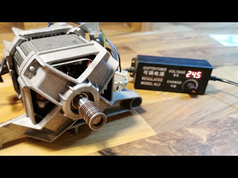 How to Wiring Universal Washing machine motor to DC