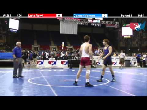 Fargo 2012 126 Round 6: Luke Rowh (Minnesota) vs. Conner Noonan (Oregon)