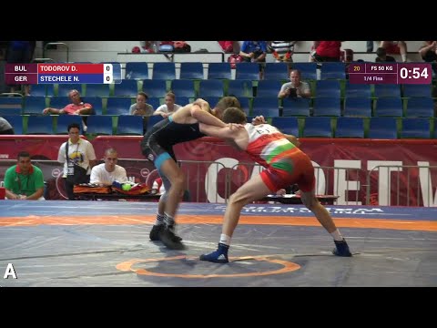 1/4 FS - 50 kg: D. TODOROV (BUL) df. N. STECHELE (GER) by VPO1, 7-5