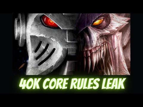 40k New Core Rules Revealed!!