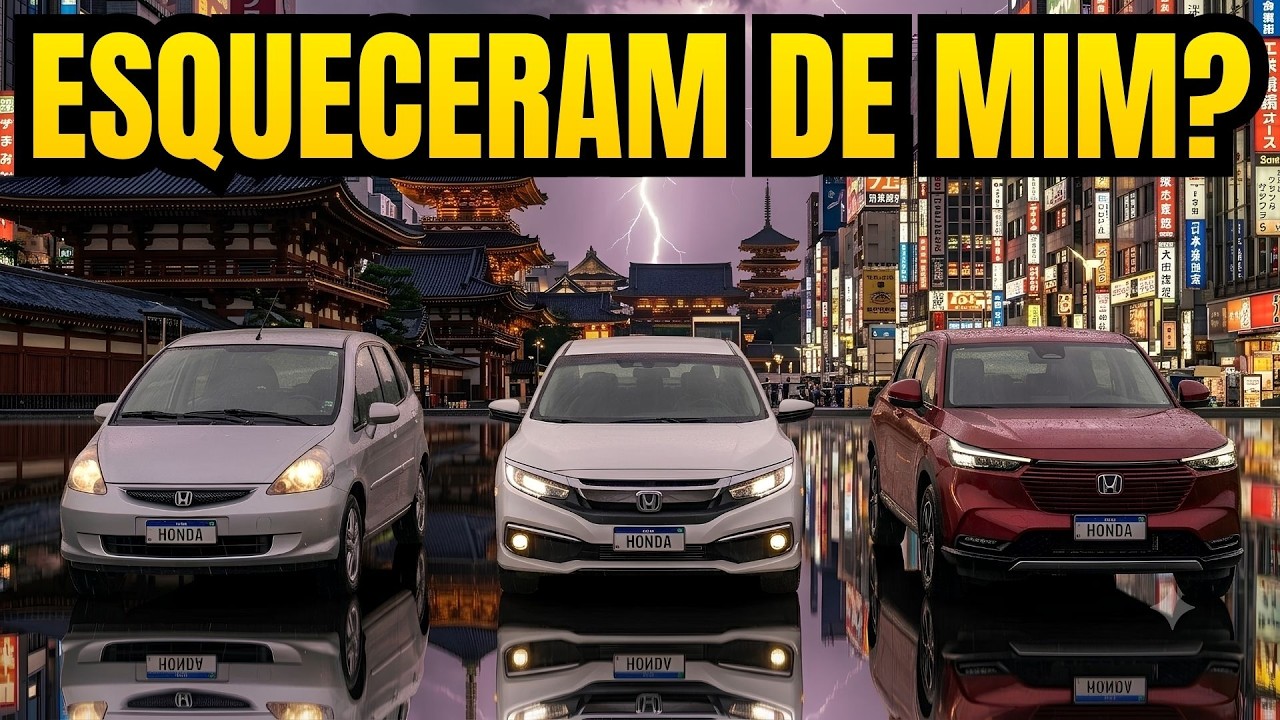 A HONDA MUDOU OU O MERCADO QUE NÃO QUER MAIS SEUS CARROS???