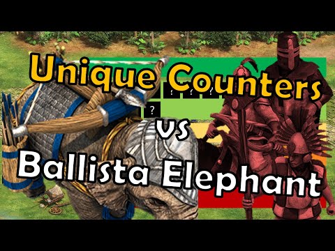ELITE BALLISTA ELEPHANT | Best UNIQUE Counters | Tierlist | Age of Empires 2