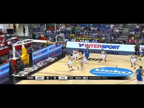 2015 Eurobasket Italy vs Spain Preliminary Round