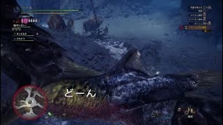 (モンスターハンターワールドアイスボーン実況)眠ってる仲間と狩りをする！