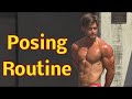 Steven Bodybuilding Posing Routine in 4K