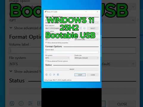 Create Windows 11 Bootable USB (Rufus Guide) #seo #computer