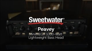 Video thumbnail for Peavey MiniMEGA 1000-watt Lightweight Bass Head by Sweetwater