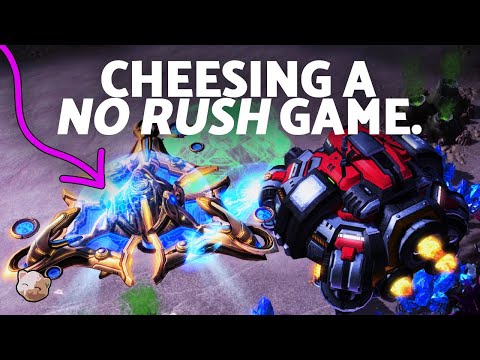 StarCraft 2 - How to Cheese a NO RUSH Game | Astrea vs Special (1-game PvT)