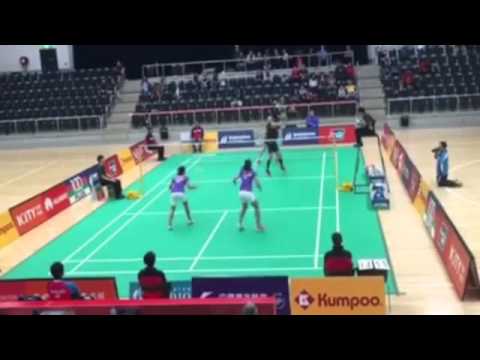 นัดชิง..น้องวิว+น้องกิ๊ฟ vs Setyana MAPASA+Gronya SOMERVILLE (26-09-2015)